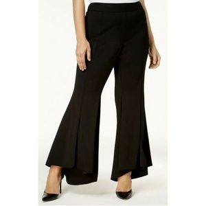INC Woman Plus Size Flared High-Low Hem Pants 16W